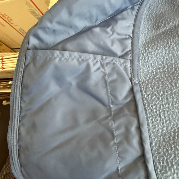 Columbia Women’s Size Small Blue Vest Down Puffer Full Zip Mock Neck Outdoors - Picture 7 of 16